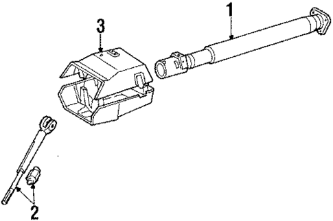 Steering Column & Wheel for 1985 Toyota Celica #0