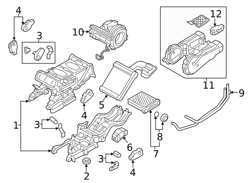 Rear Evaporator for 2020 Audi RS Q8 #0