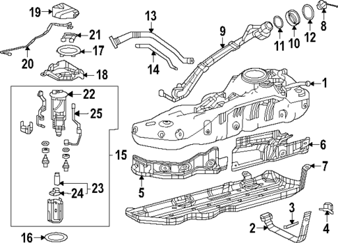 Fuel System Components for 2025 Lexus LX700h #0