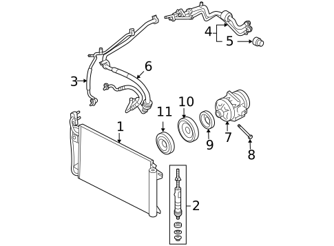 Hoses & Pipes for 2012 Ford Fusion #0