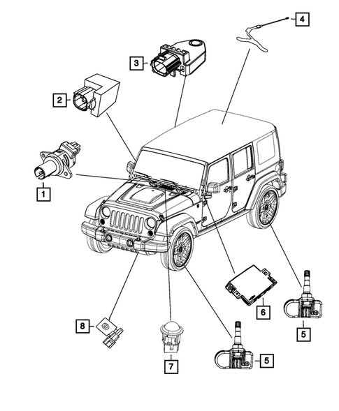 Sensors for 2011 Jeep Wrangler #0