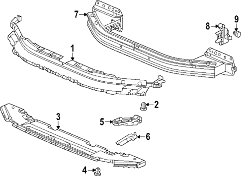 Bumper & Components - Front for 2025 Acura Integra #1