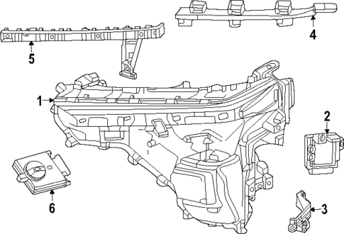 Headlamp Components for 2025 Toyota Crown Signia #0