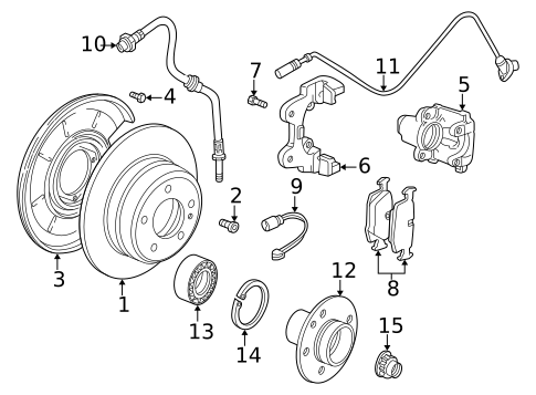 Front Brakes for 2008 BMW Z4 #1