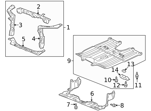 Bumper & Components - Front for 2009 Honda Civic #2