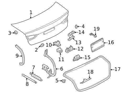 Lid & Components for 2025 Audi A3 Quattro #0