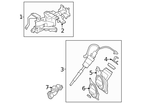 Steering Column Assembly for 2008 INFINITI G35 #0
