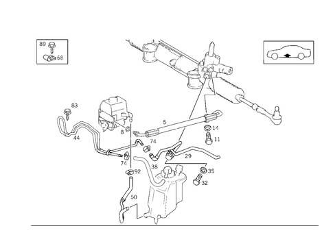 Range of Lines for 1998 Mercedes-Benz E 430 #2