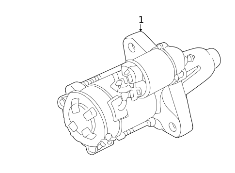 Starter for 2000 Honda S2000 #1