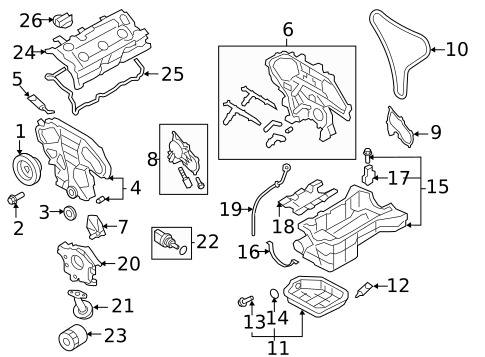 Engine Parts for 2023 Nissan Pathfinder #4