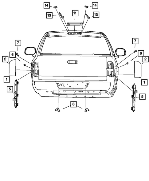 Lamps - Front, Rear and Courtesy for 2006 Dodge Ram 2500 #1