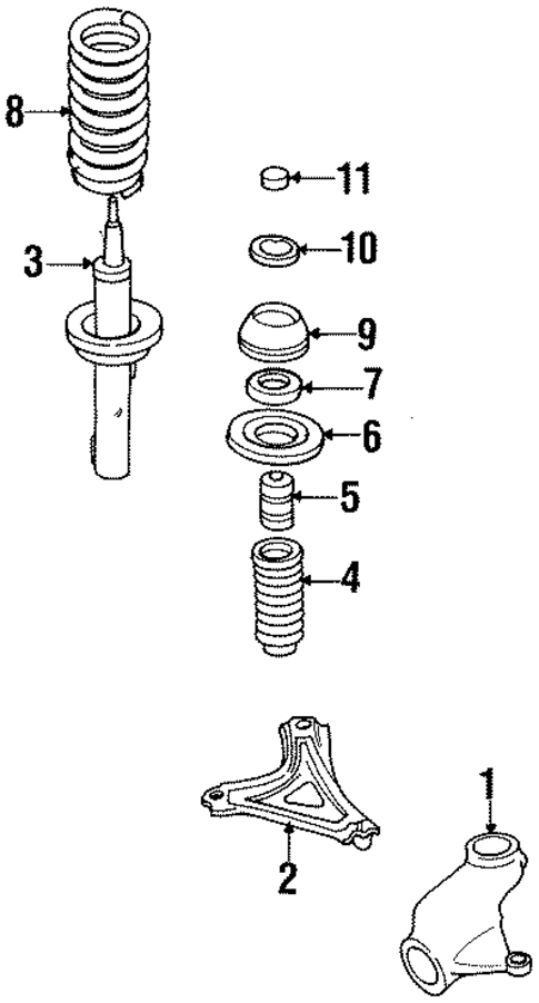 Suspension Components for 1997 Ford Contour #0