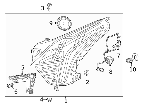 Bulbs - Chassis for 2018 Cadillac XT5 #4