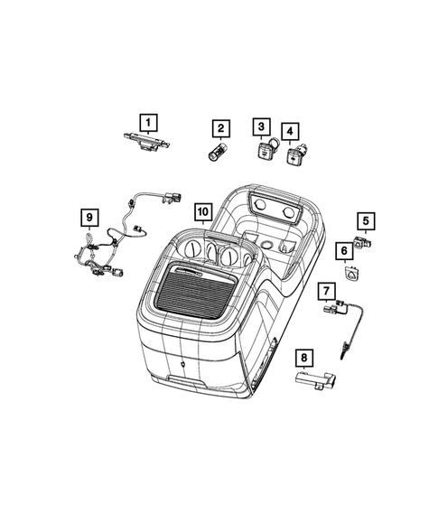 Wiring, Body and Accessories for 2019 Chrysler Pacifica #5