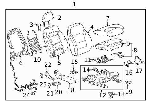 Air Bag Components for 2021 Chevrolet Malibu #2
