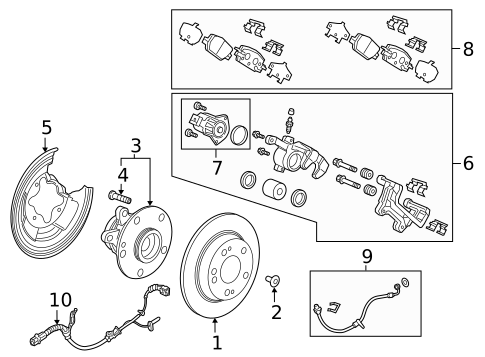 Parking Brake for 2020 Honda CR-V #0