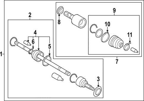 Axle Shaft for 2023 Subaru Forester #0