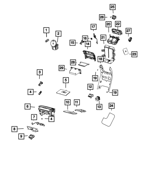 Consoles for 2024 Jeep Grand Cherokee #0