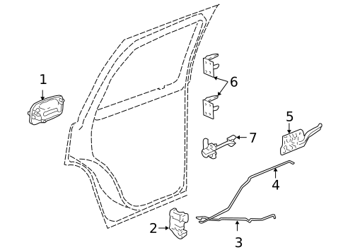 Lock & Hardware for 2007 Chevrolet Silverado 1500 Classic #1