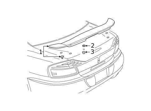 Spoiler for 2004 Pontiac Bonneville #0