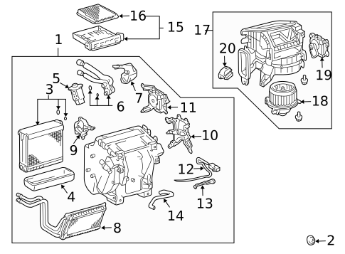 Heater for 2006 Lexus GX470 #0