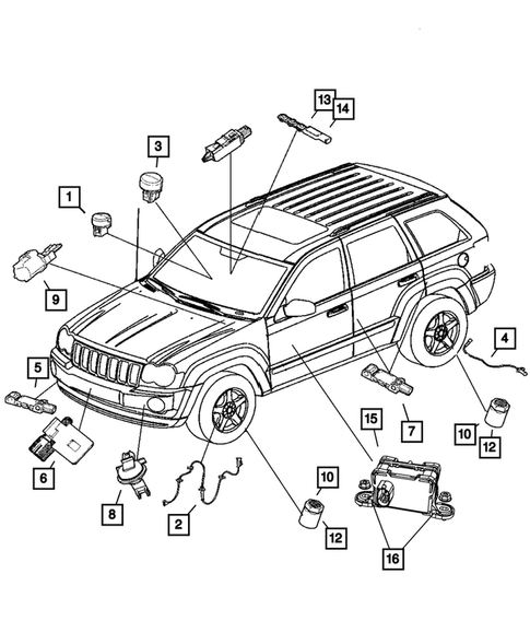 Sensors for 2007 Jeep Grand Cherokee #0
