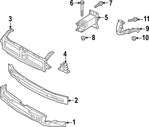 Bumper & Components - Front for 2025 Audi A5 Sportback #2