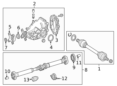 Axle & Differential for 2025 Mercedes-Benz S 63 AMG® E Performance #0