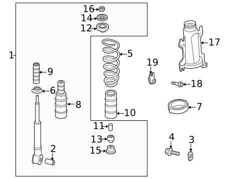 Struts & Components for 2007 Saab 9-5 #0