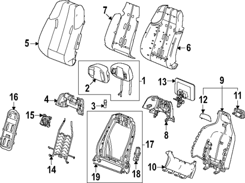 Driver Seat Components for 2025 Cadillac ESCALADE IQ #2