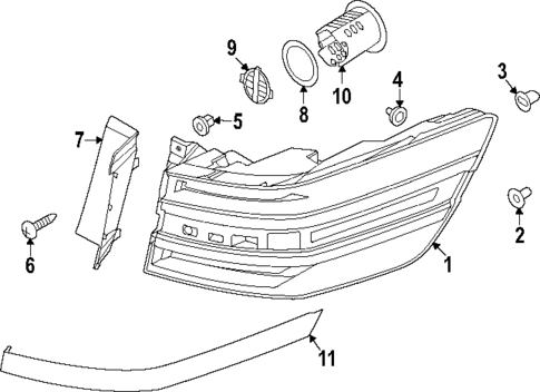 Tail Lamps for 2023 Genesis Electrified GV70 #0