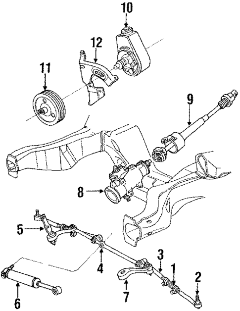 Pump & Hoses for 1984 Cadillac DeVille #0