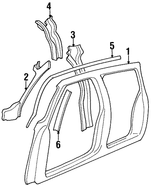 Uniside for 1997 GMC Yukon #1
