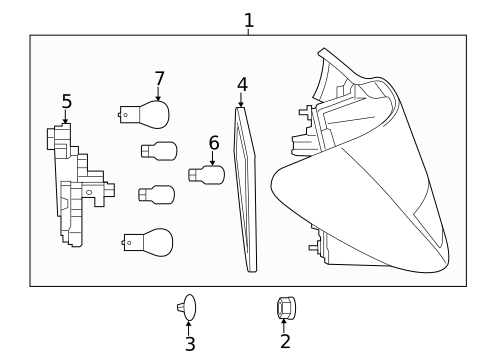 Bulbs - Chassis for 2019 Mercedes-Benz CLA45 AMG #1