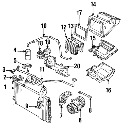 Blower Motor & Fan for 1989 Pontiac Sunbird #0