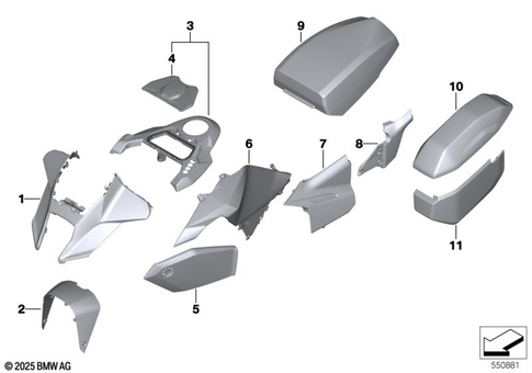 Painted Parts for 2025 BMW-Motorrad R 1300 RT #0