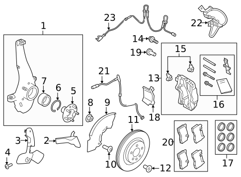 Front Brakes for 2020 Land Rover Defender 90 #3