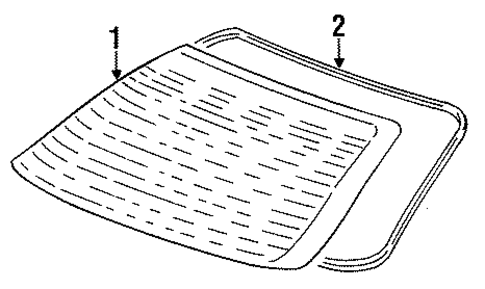Reveal Moldings for 1997 Ford Contour #1