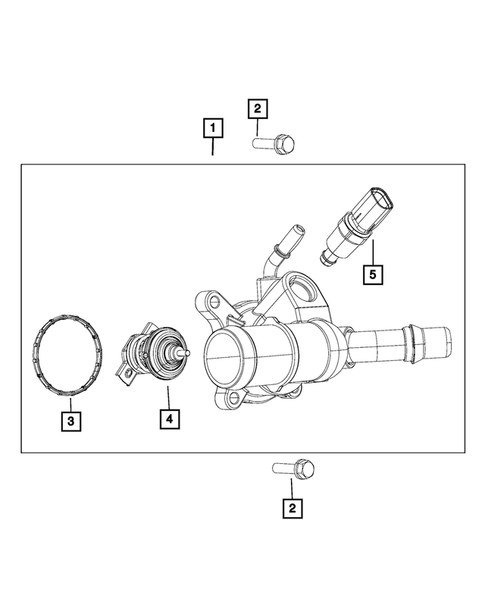 Water Pump and Related Parts for 2013 Dodge Dart #2