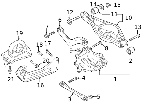 Rear Suspension for 2019 Volvo XC40 #2