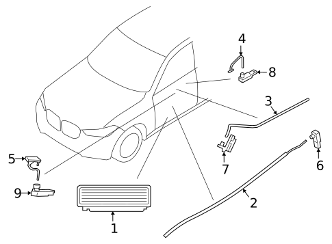 Interior Lamps for 2021 BMW X7 #0