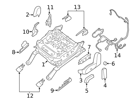 Power Seats for 2013 INFINITI JX35 #1