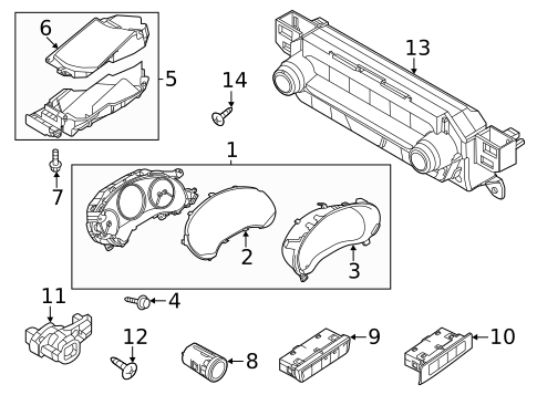 Cluster & Switches for 2023 Mazda 3 #2