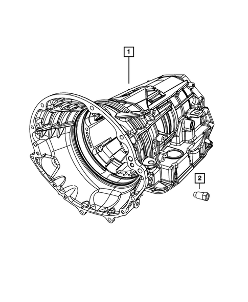 Case, Extension, Oil Pan, and Indicator (Dipstick) for 2011 Ram 2500 #5