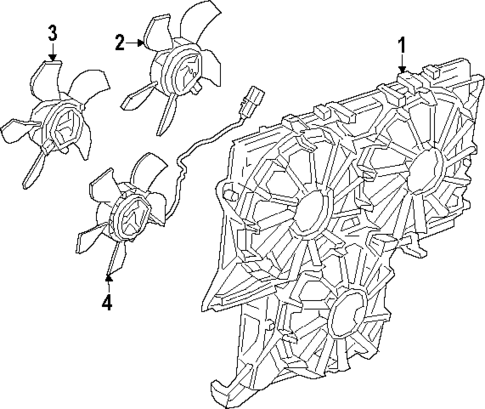 Cooling Fan for 2023 GMC Canyon #0