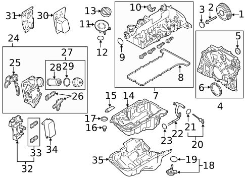 Gaskets & Sealing Systems for 2017 BMW 328d xDrive #0