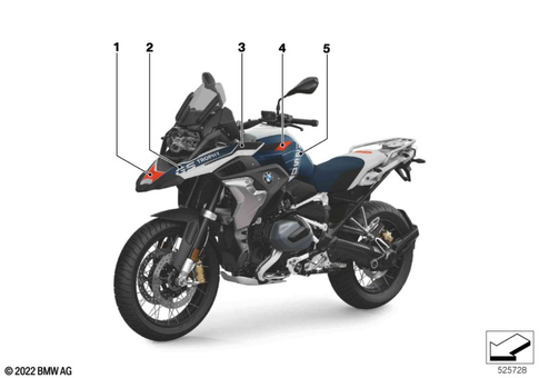 Stickers, Labels, Adhesive Film Strips for 2020 BMW-Motorrad R 1250 GS #0