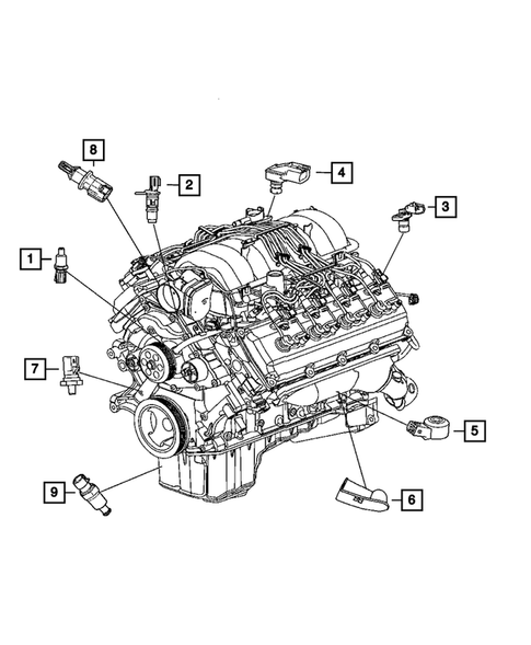 Sensors for 2014 Dodge Challenger #2