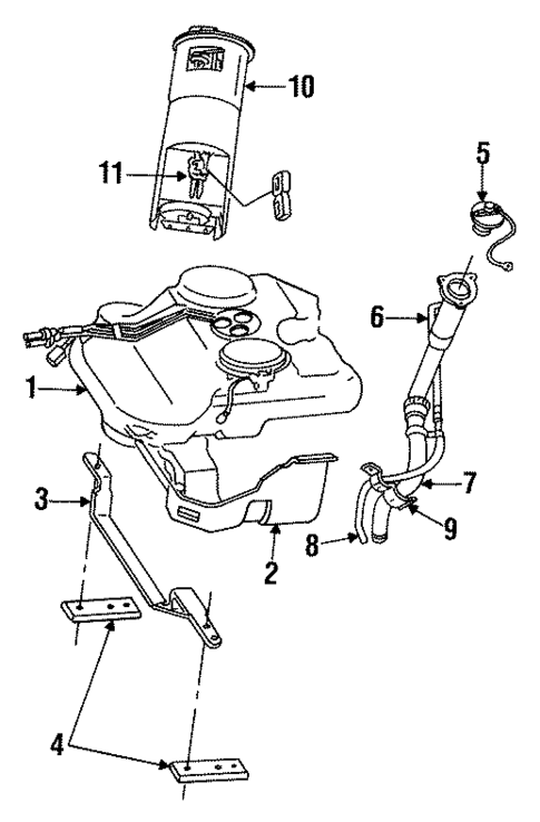 Fuel System Components for 1994 Dodge Intrepid #0