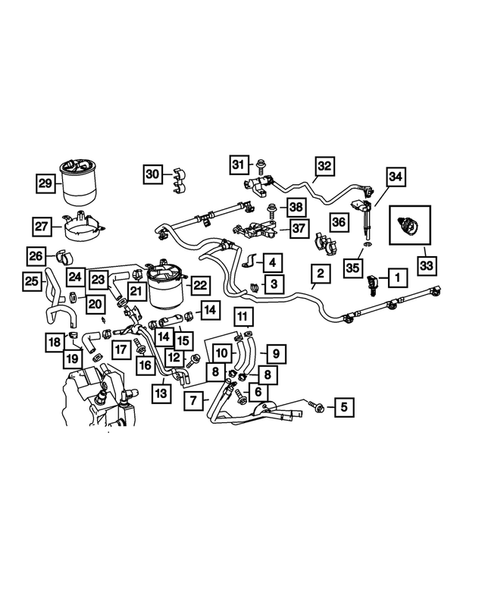 Fuel Lines for 2007 Dodge Sprinter 2500 #0